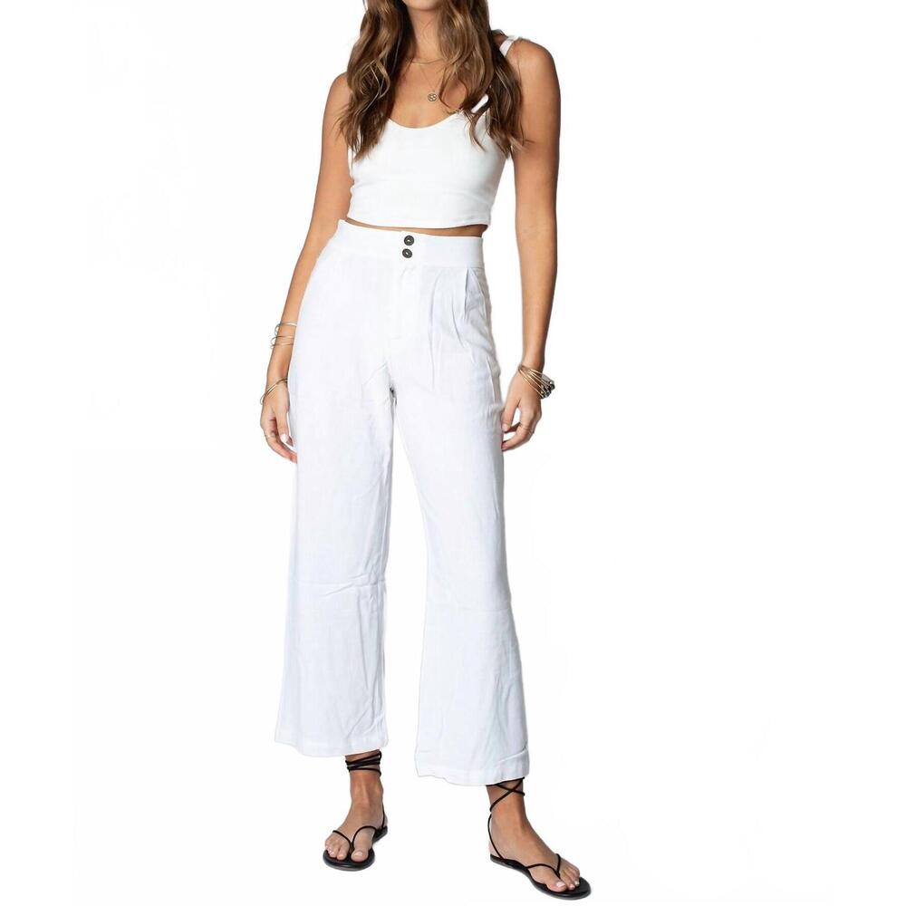 NEW STILLWATER all summer pant in white